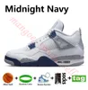 2022 Jumpman 4 Sail Oreo Mens Basketball Shoes 4s Military Black Canvas University Blue Midnight Navy What The Wild Things Men Sport Women Sneakers Trainers Storlek 36-47