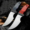 H9601 Couteau droit de survie en plein air ATS-34 Lame à pointe de chute en satin Full Tang G10 Poignée Couteaux à lame fixe avec Kydex
