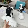 designerskie buty kostki Martin Bootiesl Eather Nylon Wyjmowany woreczka Bootie Wojskowe buty bojowe Oryginalne rozmiar pudełka 35-45