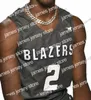 Vestuário de basquete universitário personalizado Sierra Canyon High School Basketball branco cinza 0 Bronny James 2 Zaire Wade 3 BJ Boston Jr. Trailblazers Men Youth Kid Jersey