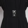 Belts High Quality Ladies Wide Waist Seal Hollow Out Pearl Decoration Suit Coat Sweater Skirt Corset Fashion Elastic For Women