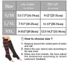 Athletic Socks Burn Fat dragkedja kompressionsstrumpor Blodcirkulation examen Slimming Sports Medias de Mujer L220905