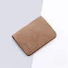 Porte-cartes Style Mini hommes minces porte-monnaie porte-monnaie pour hommes porte-monnaie court Vertical en cuir PU