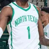 WSKT College bär NCAA North Texas Mean Green Unt Basketball Jersey Javion Hamlet Tylor Perry Thomas Bell Mardrez McBride Abou Ousmane Rubin Jon