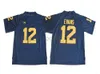 NCAA Michigan Wolverines College Football Jerseys 10 Tom Brady 12 Devin Gardner 12 Chris Evans 16 Denard Robinson 21 Desmond Howard 23 Tyree Kinnel 77 Long Butt Jersey