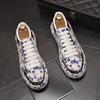 British Style Rhinestone Wedding Dress Party shoes Spring Autumn Lace Up Vulcanized Casual Sneakers Round Toe Thick Bottom Business Driving Walking Loafers J96