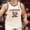 Wskt porte des maillots de basket-ball personnalisés du Ncaa Stanford College Max Murrell Harrison Ingram Jaiden Delaire Maxime Raynaud Spencer Jones Michael O'Conn