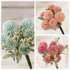 Faux Floral Greenery Green Plant Dandelion Bunch Artificial Flower Factory Fake Flower Wholesale Wedding Crafts J220906