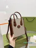 2022 nuova moda Mini 5A Borse a tracolla Designer Series Doppia stampa Tela rossa e verde Mini Meenger Borsa da donna Vintage Donna Ascellare di alta qualità