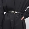 Belts Metal Hook Buckle Decoration Women Adjustable Fine Belt Waistband Waist Strap Leather