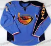 College Hockey trägt das Trikot der College Atlanta Thrashers 17 ILYA KOVALCHUK Marian Hossa DANY HEATLEY Zach Bogosian Johan Hedberg Kari Lehtonen