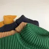 Pullover MILANCEL Autunno Bambini Maglioni Solid Ragazze Maglione Breve Ragazzi Pullover Dolcevita Ragazzi Maglieria 220905