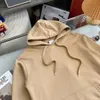 Tasarımcı Top Versiyon Hoodie Pure Hand BBR 2022 Sonbahar ve Kış Yeni Yüzlemci Aynı Stil Kapşonlu Sweater