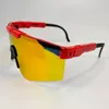Modne okulary rowerowe UV400 Outdoor Sports Sport Sport Eyewear Modne rowerowe okulary przeciwsłoneczne MTB z obudową
