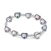 925 Perline con ciondoli in argento ciondolano ottobre agosto marzo aprile luglio gennaio a forma di cuore perline Pandora Charms braccialetto accessori gioielli fai da te