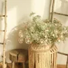 Faux Floral Greenery Kunstmatige Kleine Daisy Wilde Chick Chick Xiaoyeju Verse Met Gras Chrysant Plastic Bloem Tuin Bruiloft Thuis Kerst Decor J220906