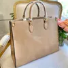 Totes Sacola de compras Bolsas grandes Bolsas femininas Bolsa de ombro Tote bag Bolsa de mão Couro genuíno Letras de moda de alta qualidade Alça removível