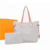 Bolsas de desenhista Mulheres Bolsa Bolsa 2 Pçs / Set Naverfull Louise Moda Vitton Crossbody Ombro Bolsas Compras Louisvuitton The Tote Bag Viton Purse Coin Wallet