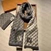 スカーフ冬のスカーフハットスーツ編みクラシック格子縞のユニセックスウォームカシミアレターデザインマン女性ショールロングネック4オプション