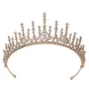 Cabeça de cabeça Bridal Tiara Crown The 18th Birthday Super Fairy Wedding Dress Dress Ornament 2022