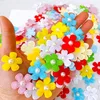 Faux blommor grönare 100 stycken nonwoven färg pärla blommor lappdekorationer diy hantverk levererar hår tillbehör material barn scrapbook leksaker j220906