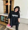 مصمم Balanciagas t Shirt رسائل Graffiti طباعة القطن وعشاق النساء غير الرسمي القصيرة القصيرة الأكمام العلامات التجارية الأسود Balenciga tee