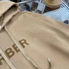 Designer top version Hoodie handmade BBR 2022 autumn and winter new letter logo men and women with the same style hooded sweater