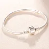 Fermoir classique femmes hommes bracelet à breloques en argent sterling véritable chaîne de serpent bijoux de fête boîte originale pour pandora petite amie cadeau perles bracelets