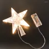 Kerstdecoraties Boom Vijfpuntige ster LED-lichten Garland Fairy Home Decoratie