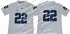 Amerikan Koleji Futbol Giyim Penn State Nittany Lions #22 John Cappelletti 25 Curt Warner 31 Paul Posluszny 33 Jack Ham Donanma Beyaz