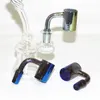 Fumatori all'ingrosso edge banger 4mm fondo spesso 30mm XXL chiodo al quarzo femmina maschio 18mm 14mm secchio per dab rig bong