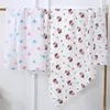 Muslin Cotton Baby Blankets Multifunction Newborn Soft Swaddles Wrap Summer Baby Blanket 110 X 120cm Babys bath towel 24style LT011