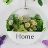 Fiori decorativi Lavanda in vaso artificiale Vaso da fiori da parete in ferro Pantaloni Bonsai Cucina da interno per esterni Decorazione da tavolo per ufficio