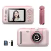 Digital Cameras 2.4 Inch Ips Color Screen Children Kids Camera 40mp 1080p Mini Po Pography Tools 180 Degrees Rotation Birthday Gift