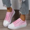 Klassieke canvas flats Sneakers Dames Vrijetijdsschoenen Mode Platform Lage dames enkele schoenen Dikke zolen Snoep Vrouw