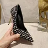 Chaussures en cuir véritable pour femmes, escarpins à talons Super hauts et fins, de luxe de styliste, nouvelle collection printemps-automne, Footwear35-42