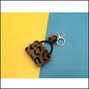Ключевые кольца леопардовая сумочка Ключ Кольцо Симпатичная мини -кошелька для брелок для брелок плюшевые Keyrings Girls Fashion Пушистая шерсть на машине.