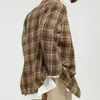 دعاوى رجال Firmranch Fall Spring Ins Tartan Blazer Woolen بدلة غير رسمية للرجال فضفاضة كل ما تبقى من تصميم معطف المعطف