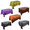 Nappe de Table en Pvc de noël, nappe rectangulaire imprimée, imperméable, décorations de couverture de Table d'halloween, pour fête du nouvel an