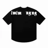 Camisetas masculinas designer t camisetas de verão masculino masculino hip hop plus size palmeiras de manga longa tops tees gráficos de luxo roupas curtas