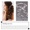 Headbands Bride Wedding Pearl Hair Vine Sier Rhinestone Piece Bridal Accessories For Women And Girls 50 Cm Drop Delivery 2022 Bdesybag Am0Ow