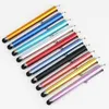 Universal Metal Touch Screen Pen 9.0 Stylus Pennor med klipp för Pad Samsung Phone Tablet All Capacitive Screen