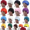 Beanie/Skull Caps New Women Durags Night Hat Sleep Caps Girls Bonnet Hair Care Cap Ladies Bath Hats Durag Silk Satin Head Er Lulubaby Dhyqi