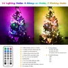 CNSUNWAY 10M 100 LED Fairy Lights USB String Lights 11 lägen Firefly Light Dimning Timing Memory Function Outdoor Party Christmas Home Decorations RGB Warm White