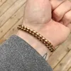 Mens 3-11mm Stainless Steel chain bracelet Curb Cuban Link Chain Bracelets for Women Unisex Wrist Jewelry