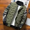 Hombres Down Parkas para hombre Chaquetas de invierno Abrigos Ropa exterior Ropa Camuflaje Bomber Chaqueta Cortavientos Grueso Cálido Masculino Militar 220907