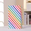 Emballage cadeau 6 pièces/ensemble coloré point Portable sac en papier Kraft joyeux anniversaire enfant adulte fête de mariage faveur bonbons