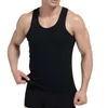 Men's Tank Tops Fashion Men's Fitness Elastic Slim Fit Vest Comfortable Home Sleep Solid Cotton Undershirts Gym Sleeveless Top