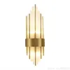 Lampada da parete Crystal Light Luxury Post Modern Simple Living Room Sfondo Camera da letto Comodino Corridoio Led Sconce E14