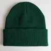 Chapéu de malha de cor sólida gorro neutro de ondulação quente novo chapéu de inverno listrado hip-hop esqui esportes ao ar livre gorro pulôver